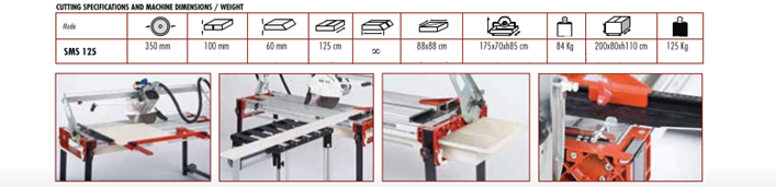 Raimondi SMS Electric Wet Saw, 3 Hp