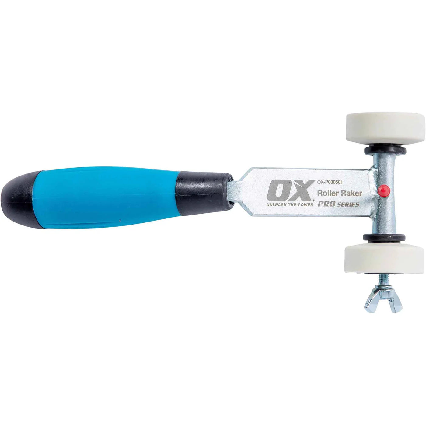 OX Professional Poly Wheel Roller Raker - Standard