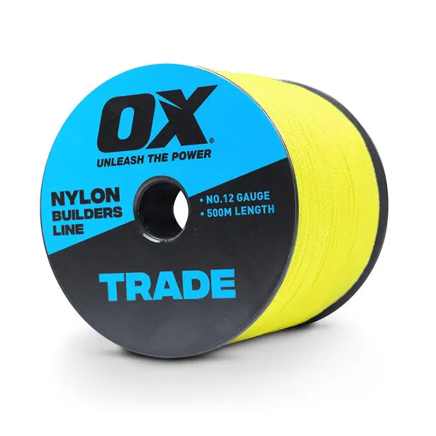 OX Trade Builders 12# 500m Lime Builders Line