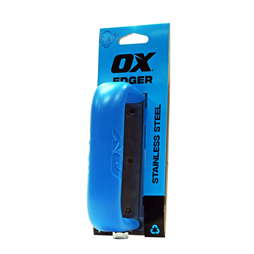 OX Trade Stainless Steel Narrow Edger - 140 x 75mm - 12mm 6r