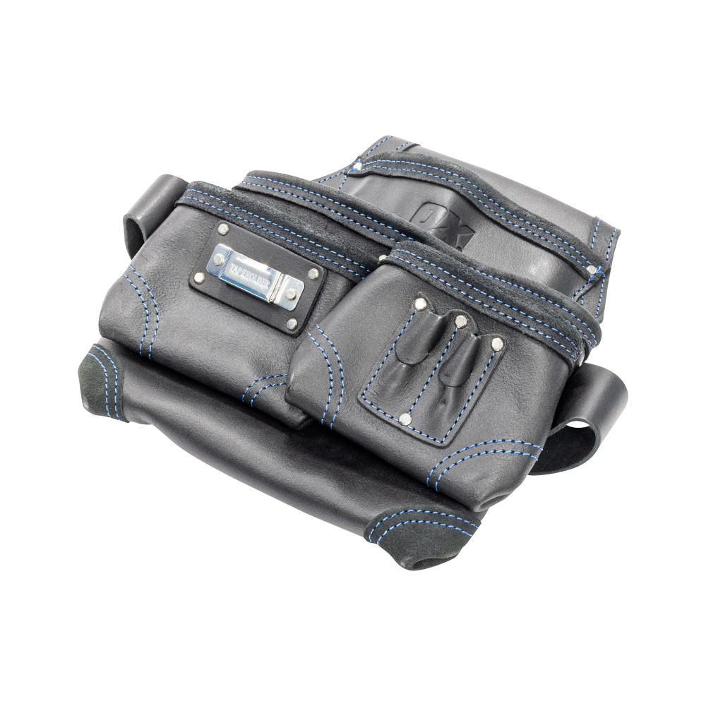 OX Trade Black Leather Bag/Pouch/Apron