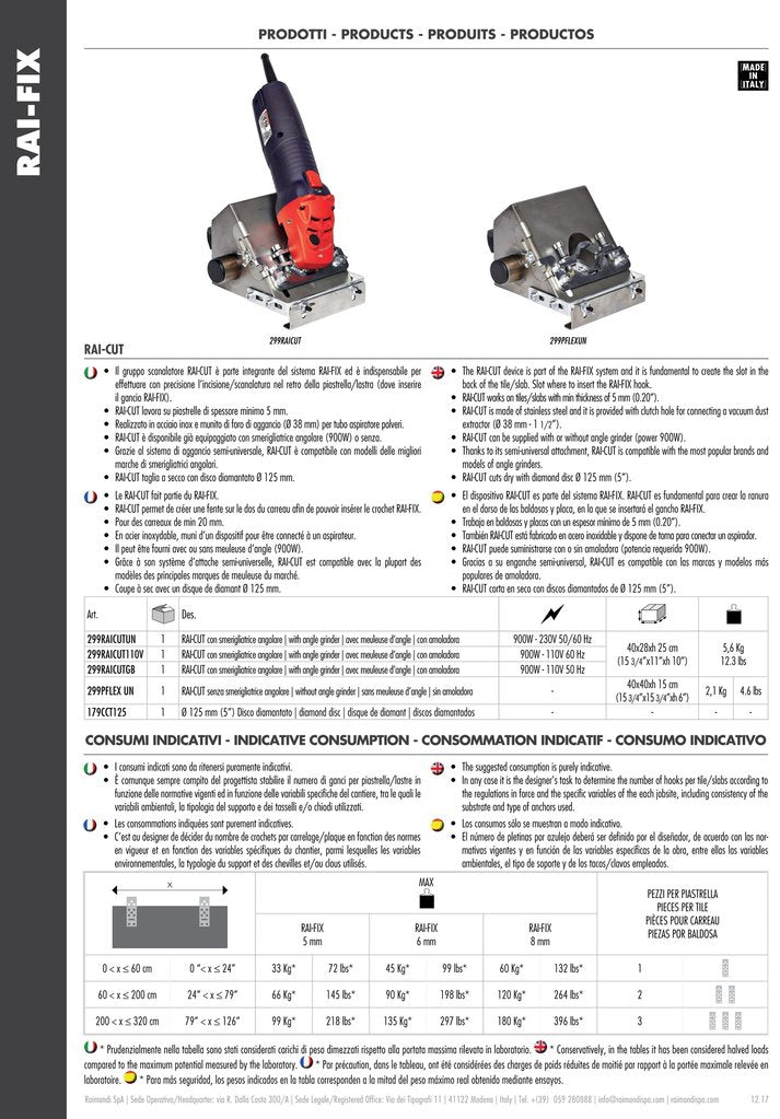 Raimondi Grooving Tool - Jig