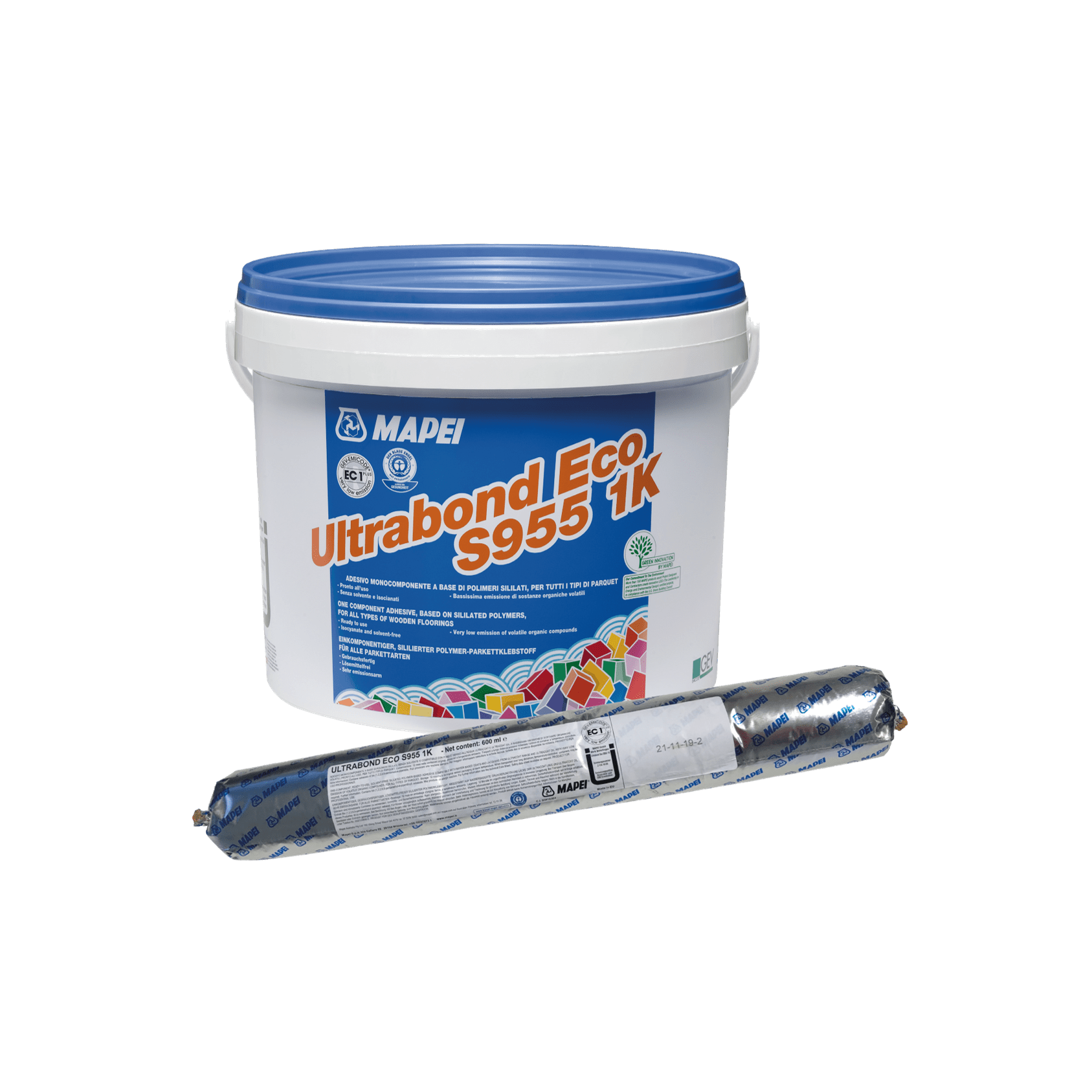 Mapei - Ultrabond Eco S955 1K (600ml & 15kg)
