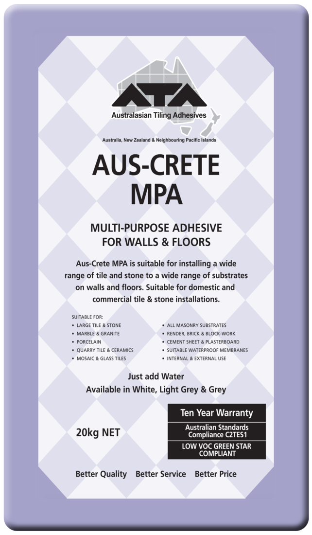 ATA Aus-Crete MPA - Bag Purple 20KG (Grey)