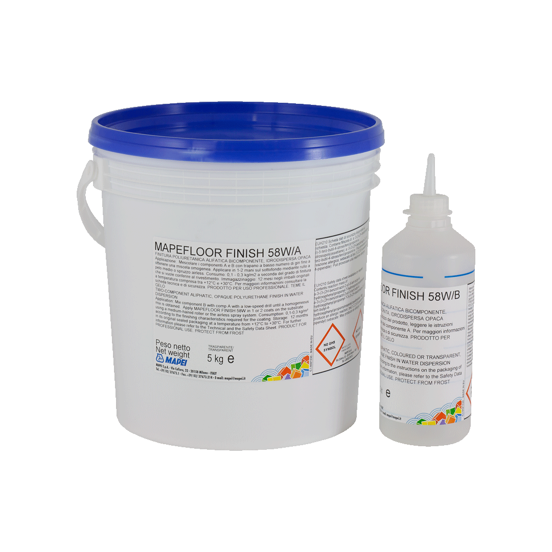 Mapei - Mapefloor Finish 58W - A + B Kit (5.5kg)