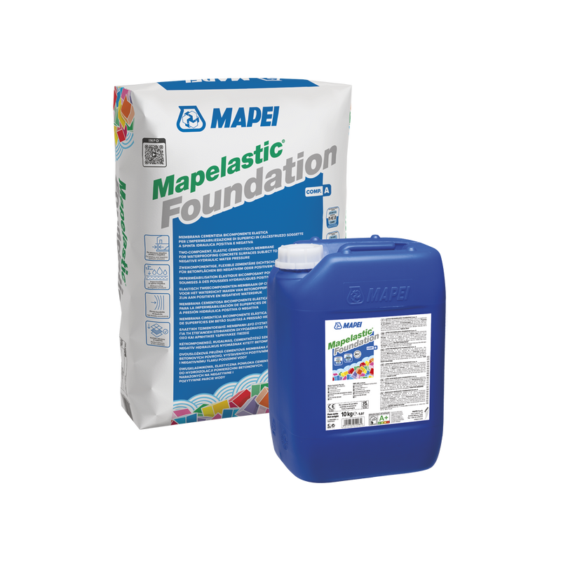 Mapei Mapelastic Foundation Kit | Waterproofing Solution | Grey Brick