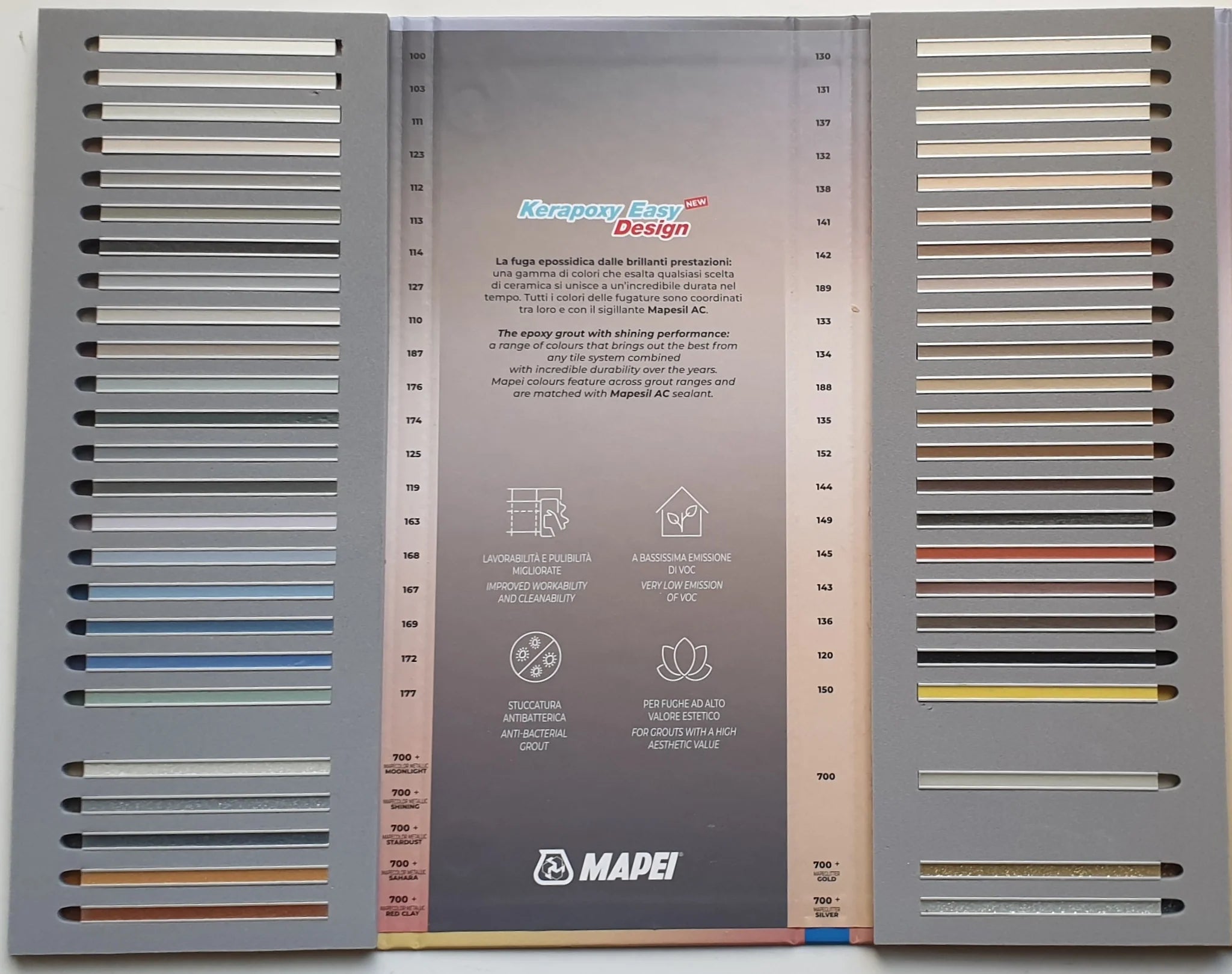 Mapei - Grout Colour Chart