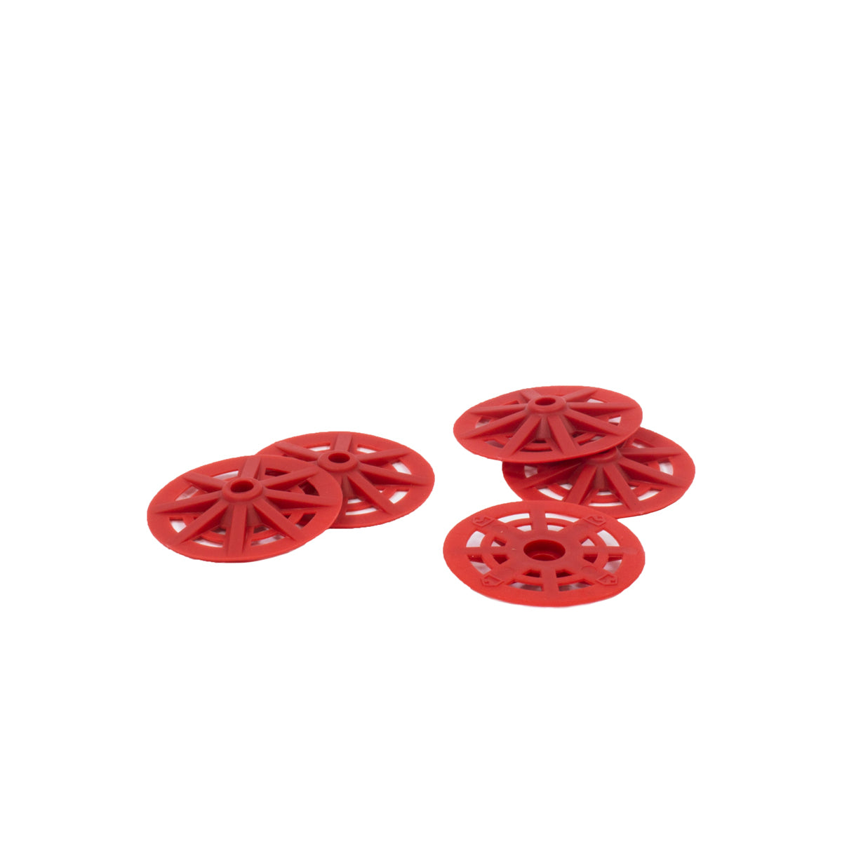 Nylon Washers with Screw Lock-In System - Red