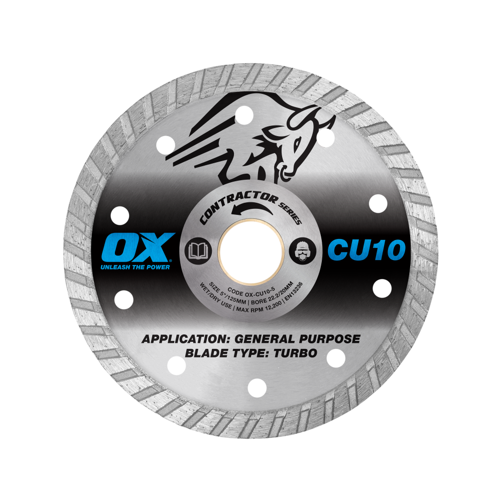 OX Contractor Segmented Diamond Blade - General Purpose