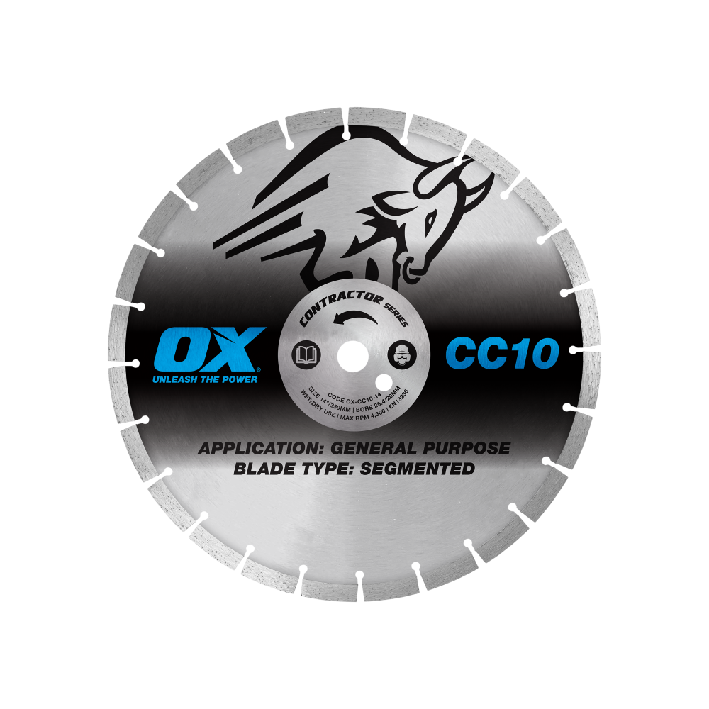 OX Contractor Segmented Diamond Blade - General Purpose