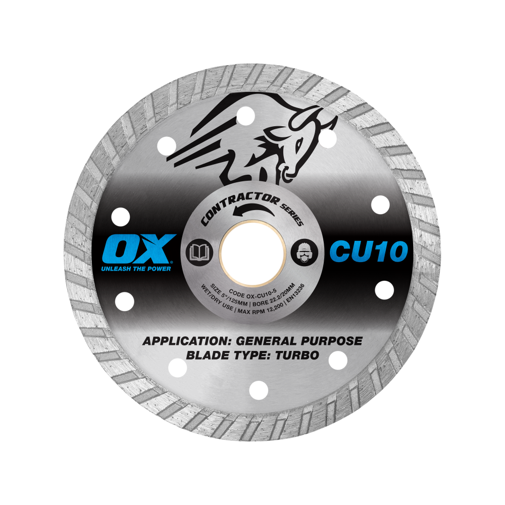 OX Contractor Turbo Diamond Blade - General Purpose