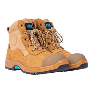 OX NUBUCK ZIPPER SAFETY BOOT