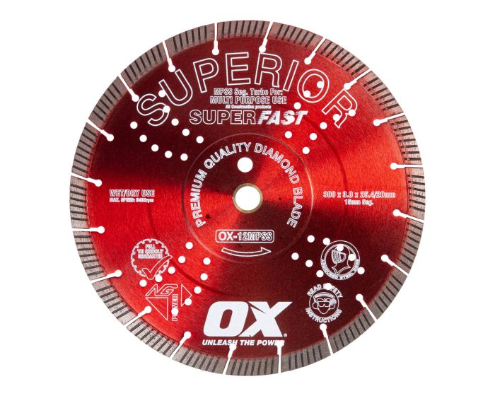 OX Pro Superior Superfast Turbo Segmented Blade - Multi-Purpose