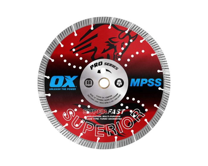 OX Pro Superior Superfast Turbo Segmented Blade - Multi-Purpose