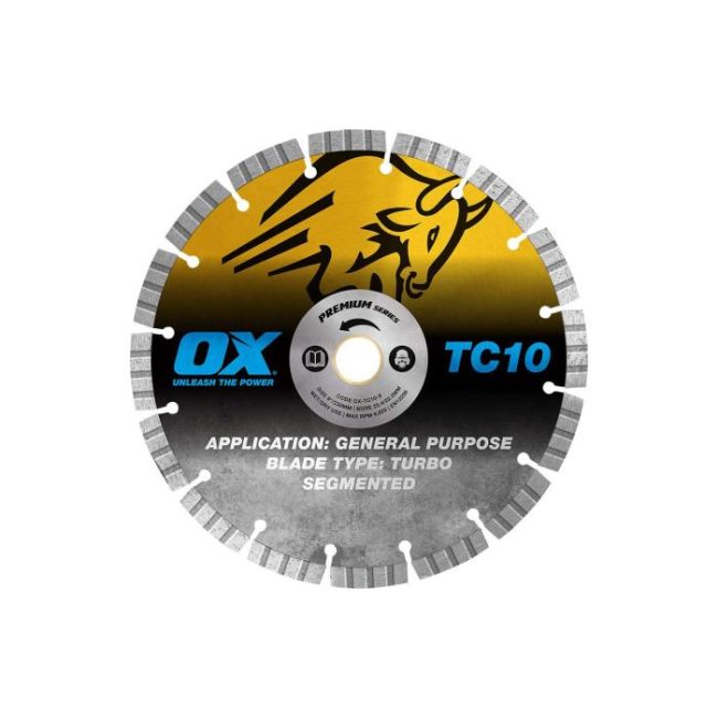 OX Premium Turbo Segmented Blade - Concrete/General Purpose