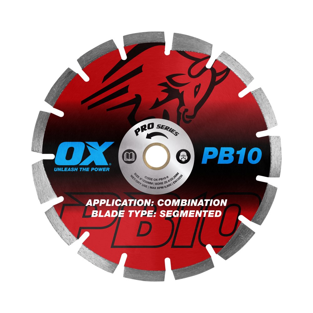 OX Professional Segmented Diamond Blade - Combination