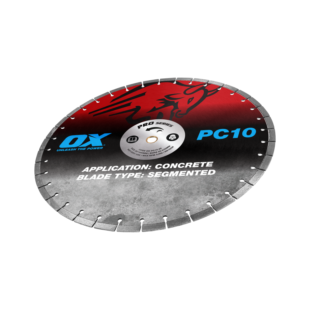 OX Pro PC10 Segmented Diamond Blade