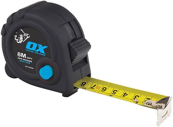 OX Trade 10m Duragrip Tape Measure