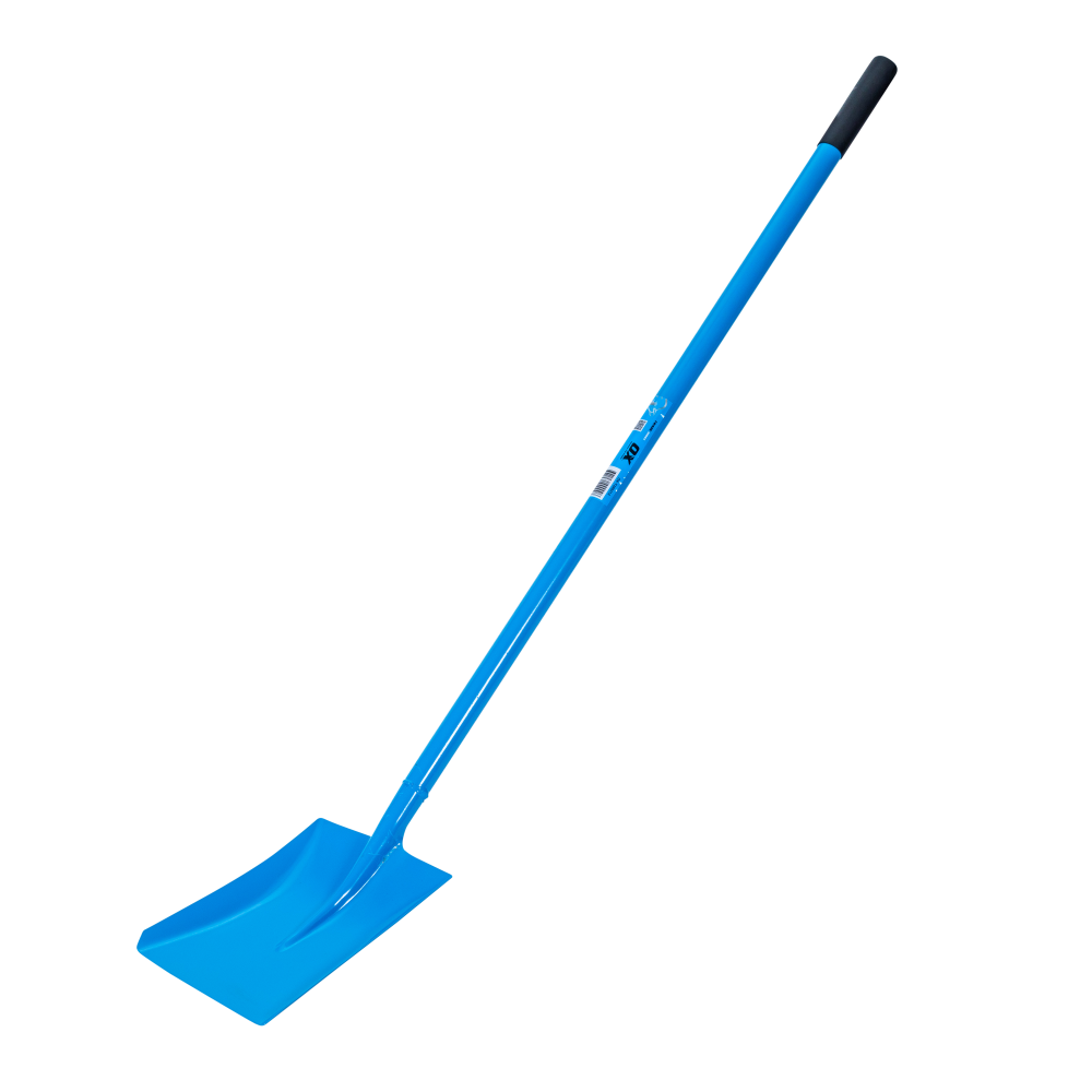 OX Trade Square Mouth Shovel, Long Hdl