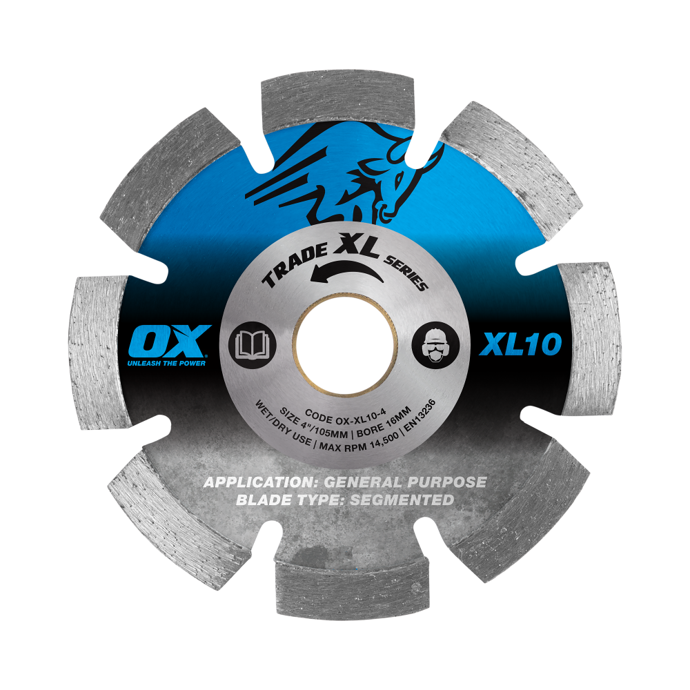 OX Trade XL-10 Segmented Diamond Blade - General Purpose