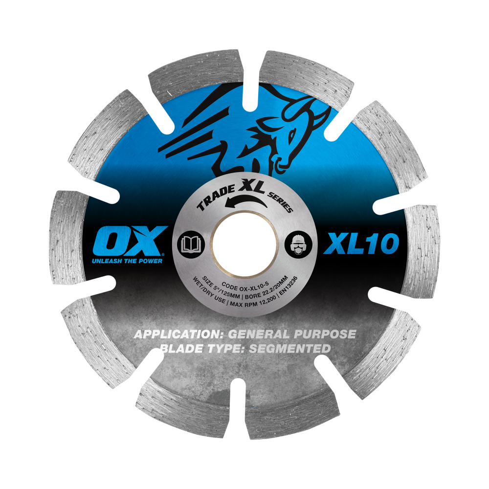 OX Trade XL-10 Segmented Diamond Blade - General Purpose