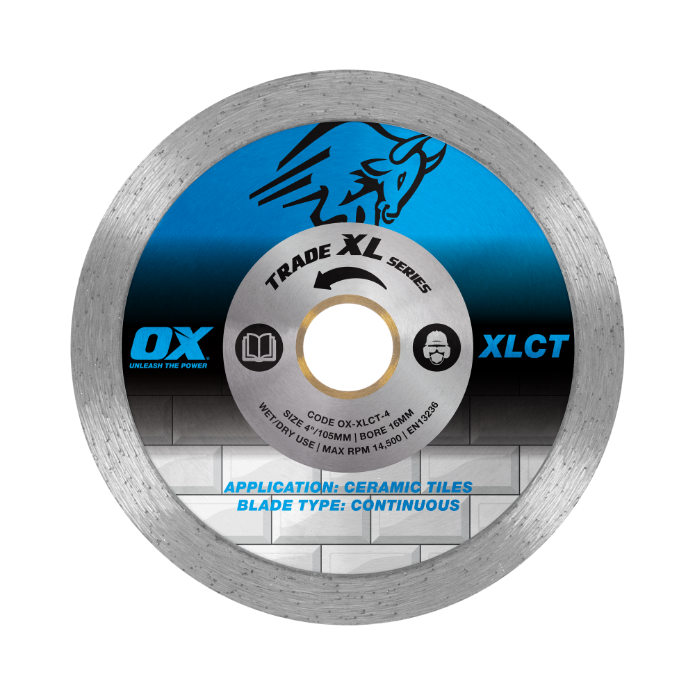 OX Trade XL Continuous Diamond Blade - Ceramic Tiles