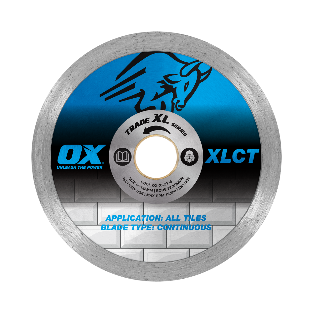 OX Trade XL Continuous Diamond Blade - Ceramic Tiles