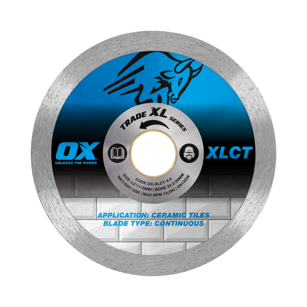 OX Trade XL Continuous Diamond Blade - Ceramic Tiles