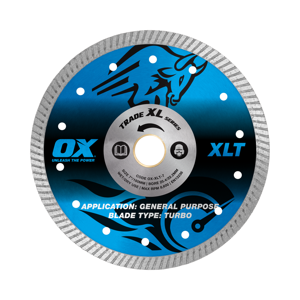 OX Trade XL Turbo Diamond Blade - General Purpose