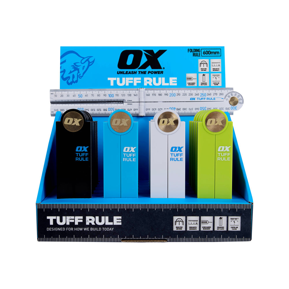 OX Pro Tuff Rule 4 Row Display Pack