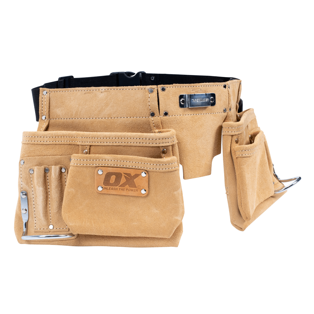 OX Trade Heavy Duty Suede Leather Bag And Belts